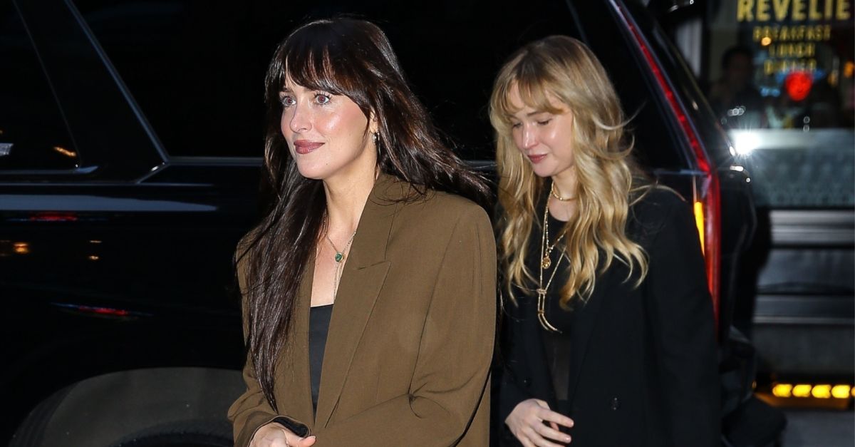 J.Law and Dakota Paired Their Tailored Trousers With the Coolest Flat Shoes