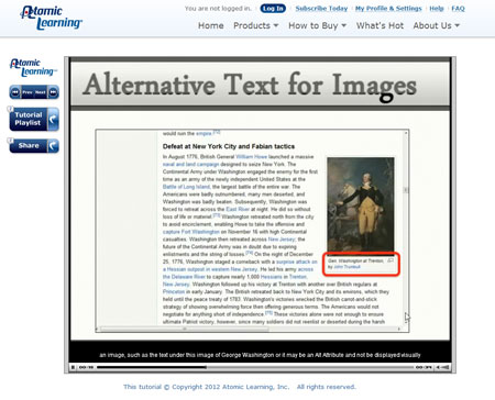 Video Tutorial: Understanding alt text on an image