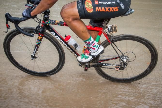 Dirt roads turned to mud on the stage 2 of the USA Pro Challenge to Crested Butte