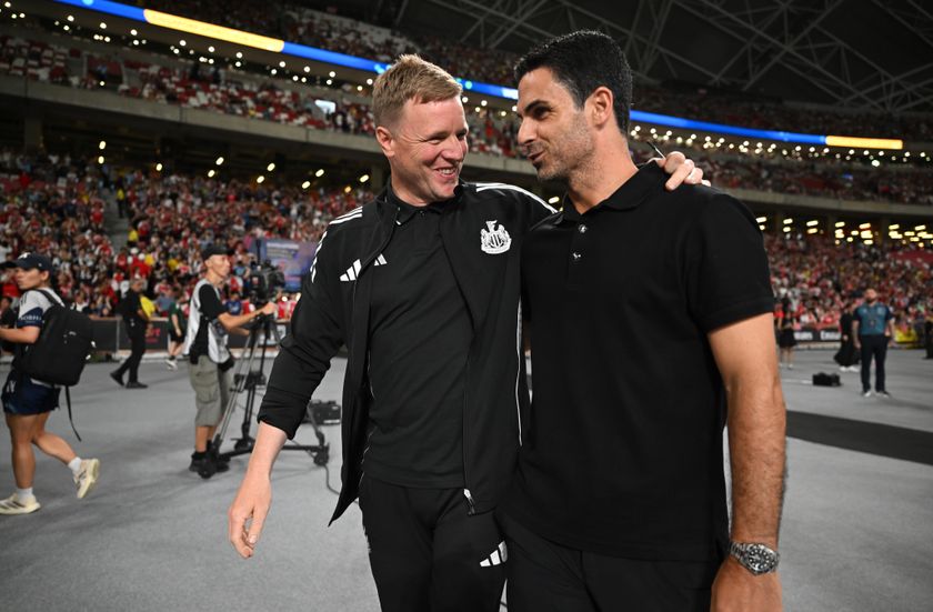 Eddie Howe and Mikel Arteta will go head-to-head in the dugouts this weekend