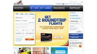 So, how much did the Southwest Airlines site cost?