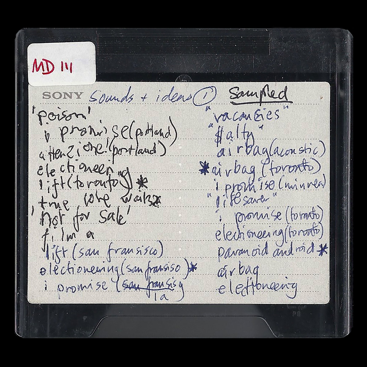 Radiohead's OK Computer hacked Mini Disc recordings - time is running out to buy them