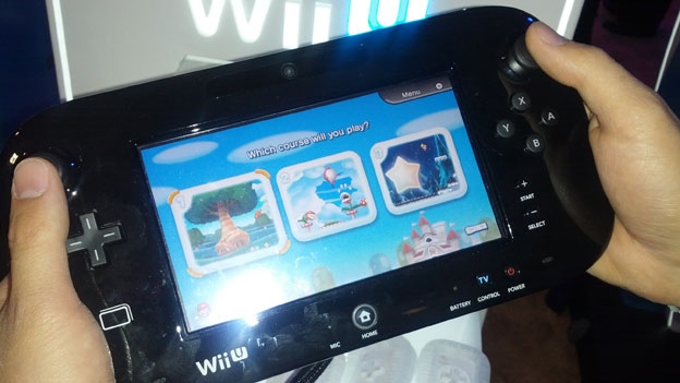 Wii U GamePad hands-on