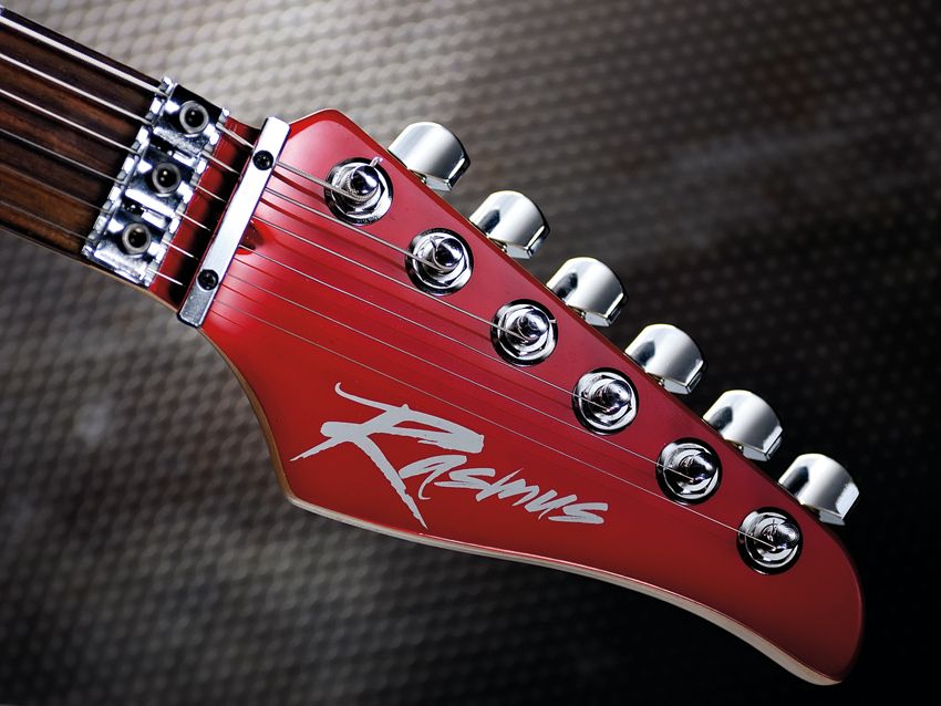 We're not massive fans of the Rasmus logo on the headstock, unfortunately.