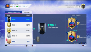 FIFA 19 Reward tiers