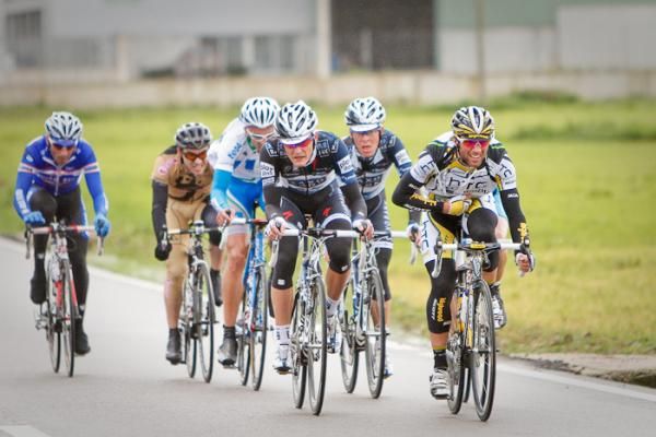 This group of riders was away for the longest today.