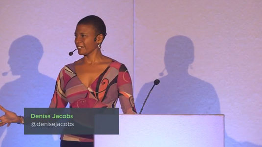Denise Jacobs spoke at Generate last year - don't miss more great talks at this year's event