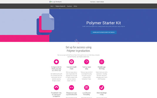 PSK: If you’re new to Polymer, the Starter Kit will get you off on the right foot
