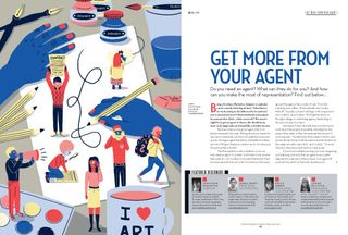 Illustrator Katie Carey created the beautiful images in CA's Get More From Your Agent feature