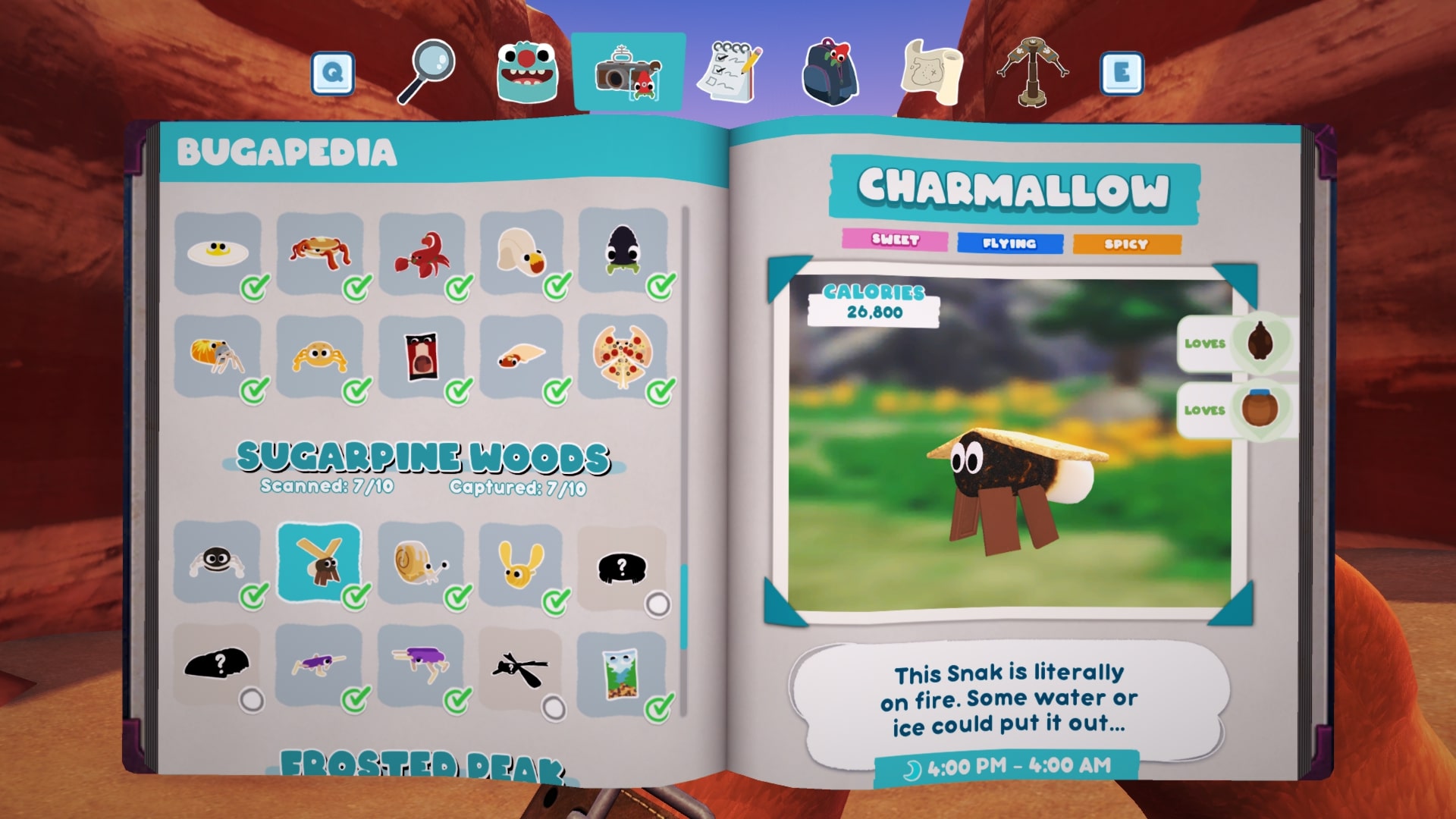 Bugsnax Bugapedia: Charmallow