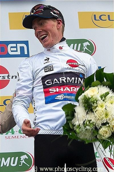 Andrew Talansky (Garmin-Sharp) also leads the young rider classification.