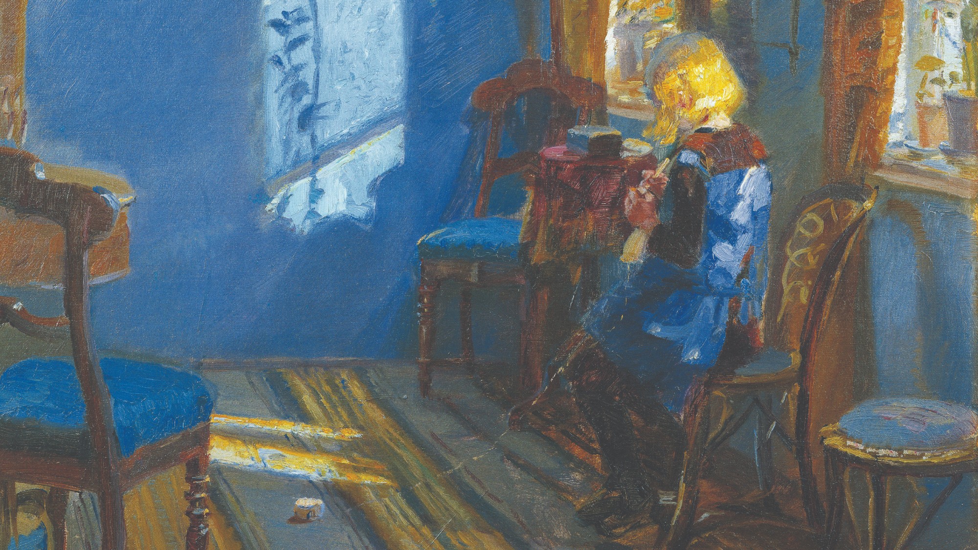 Sunlight in the Blue Room (1891)