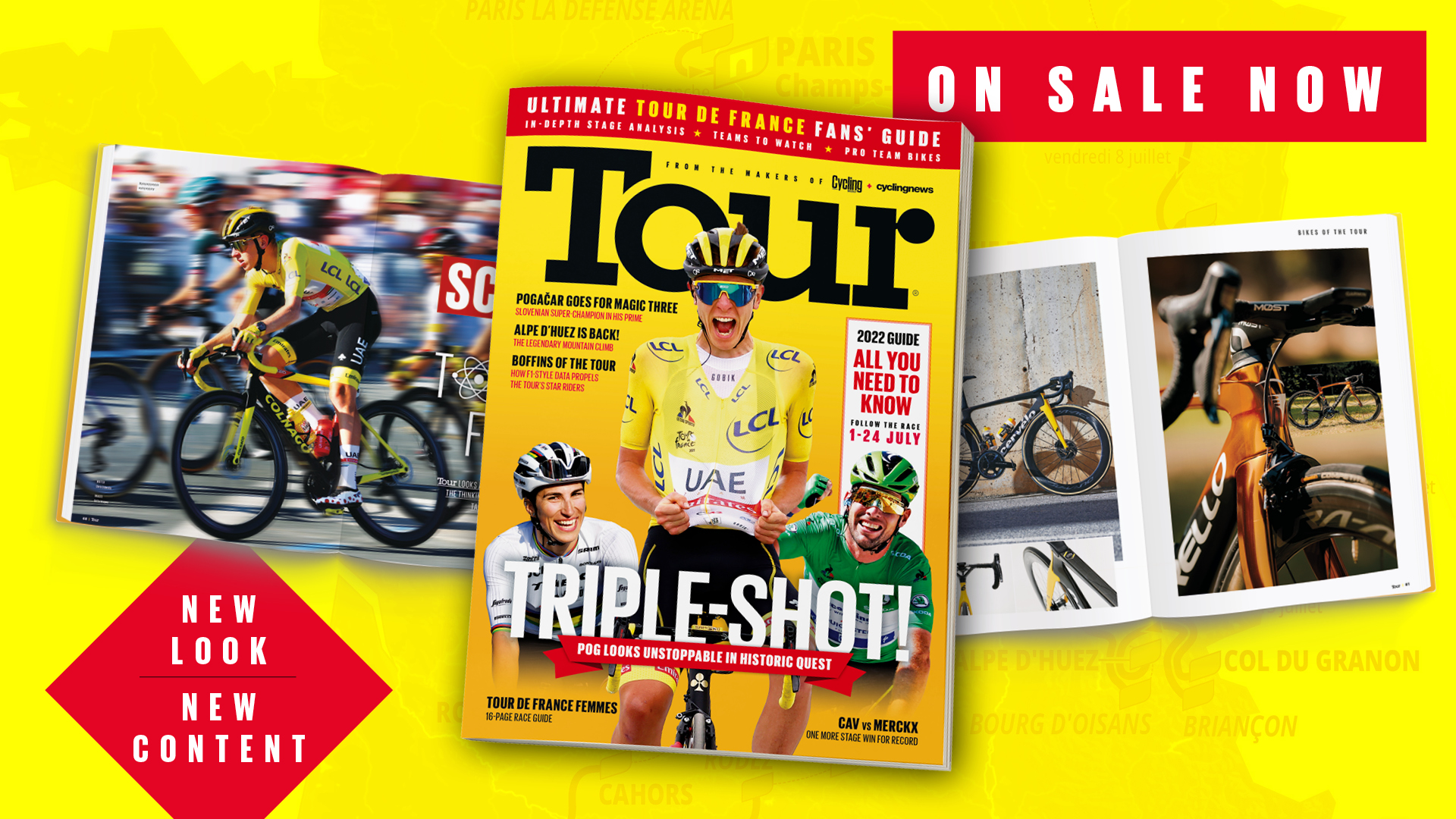Tour magazine 2022 race guide on sale now