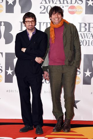 Graham Coxon And Alex James At The Brit Awards 2016