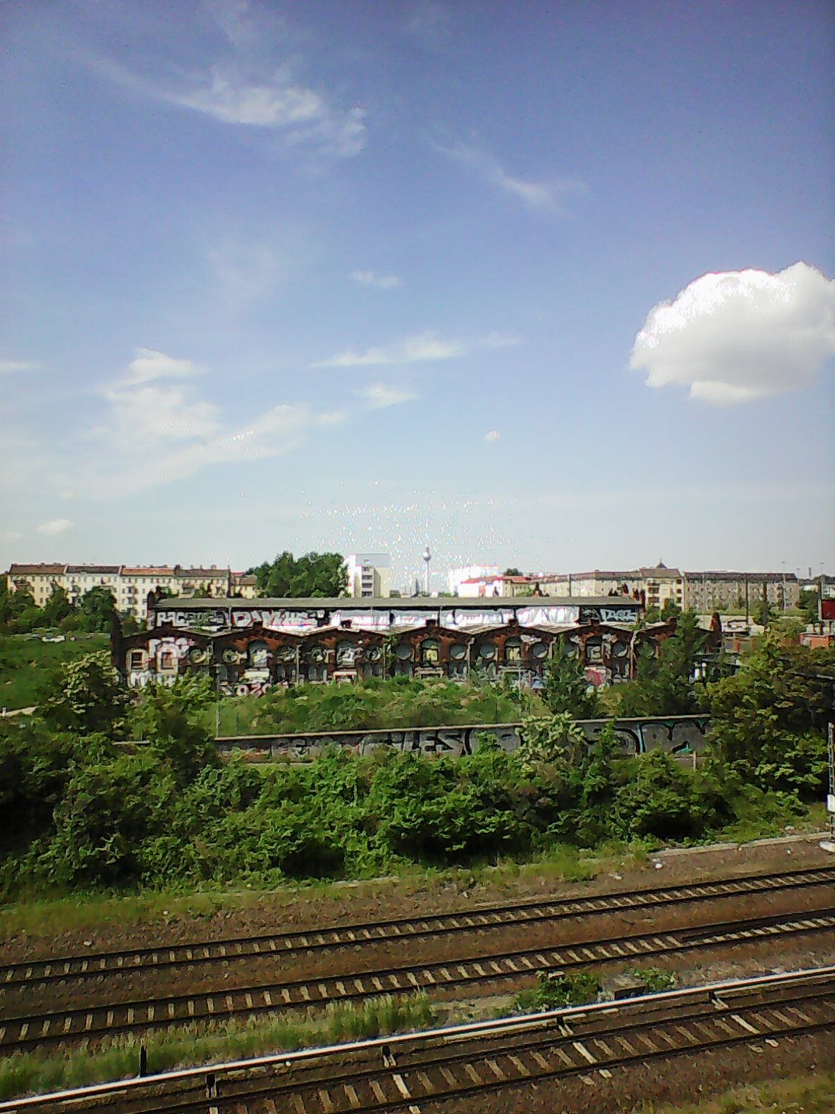 This landscape shot in Berlin doesn't look impressive but it's a bright image.