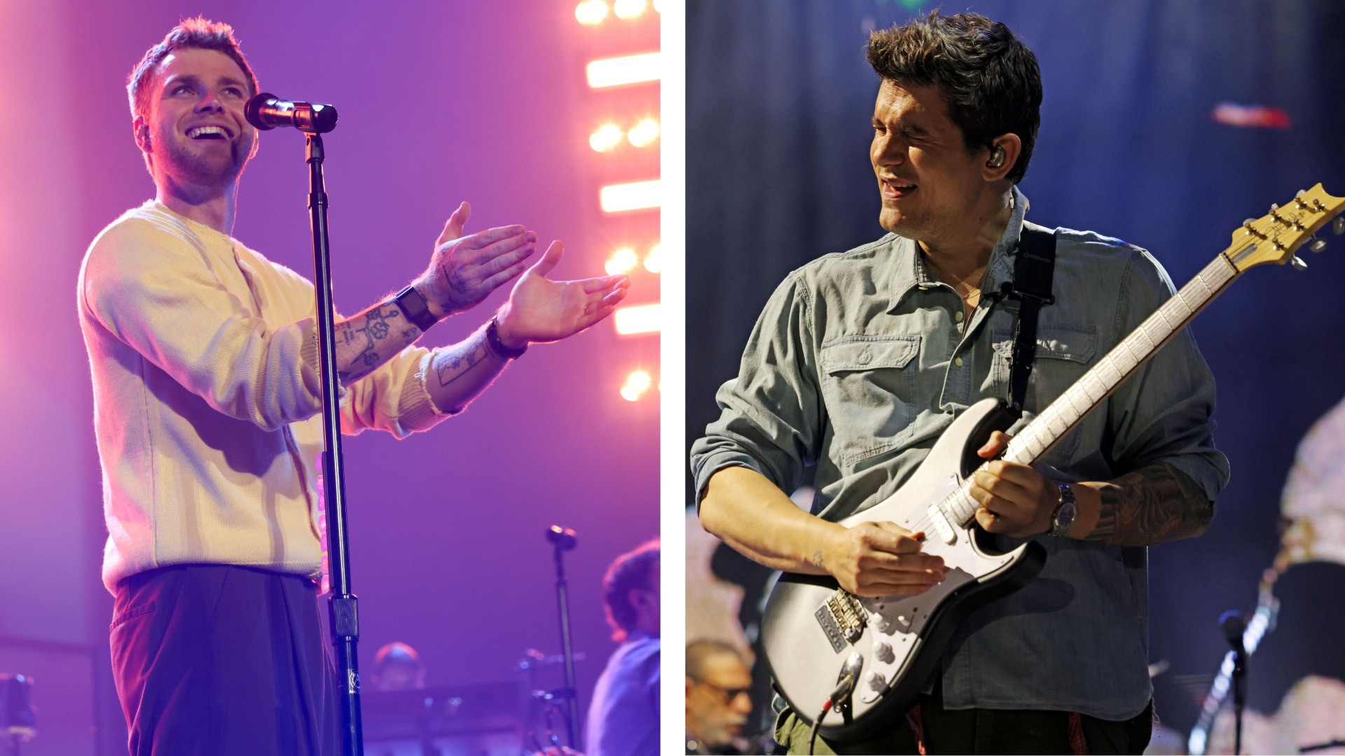 Alex Warren and John Mayer