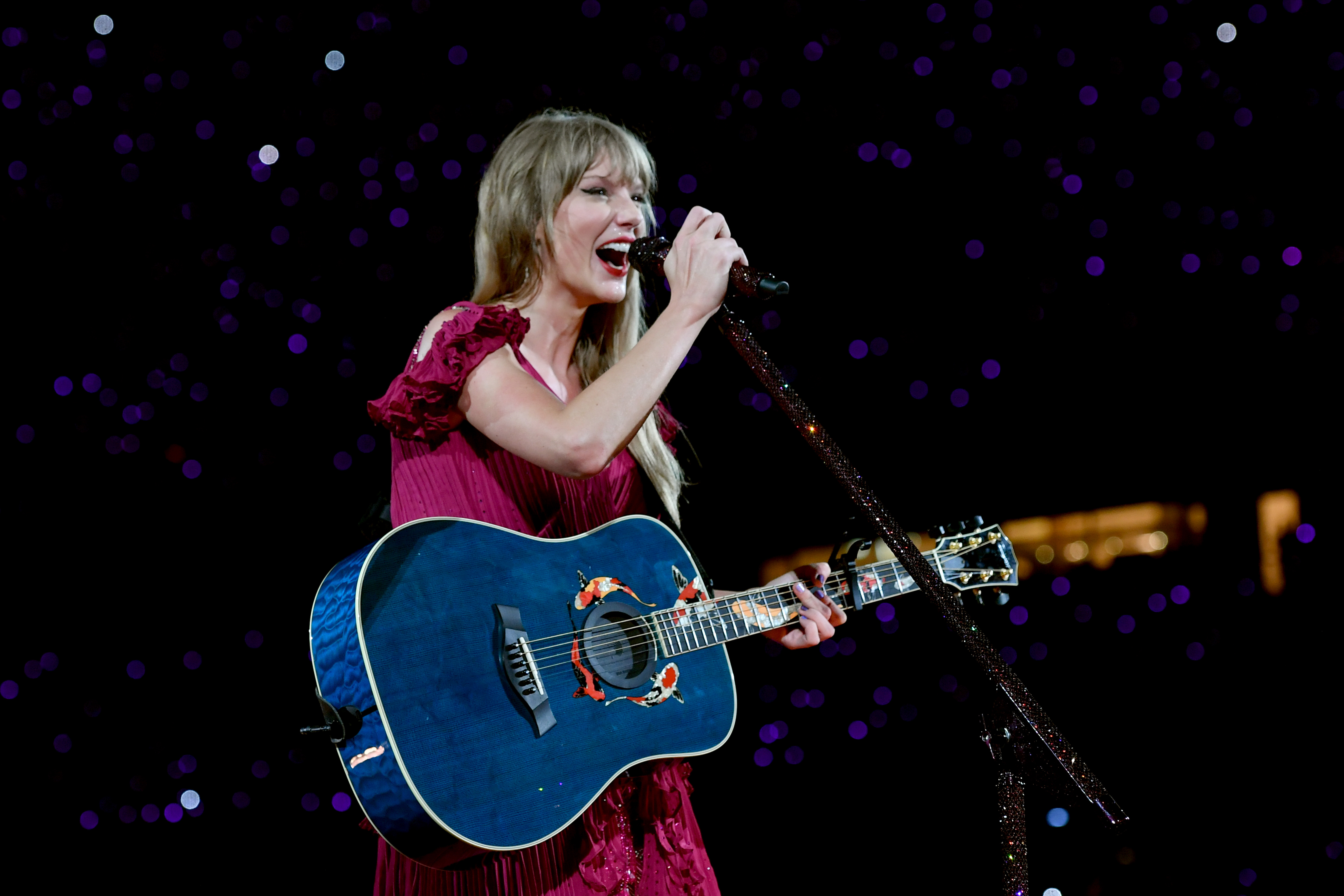 Taylor Swift performs during Eras Tour