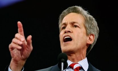 Former Minnesota senator Norm Coleman says Michael Steele is a friend but would consider a run for the position if the RNC chairman drops out.
