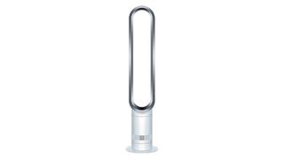 Dyson bladeless Cool tower fan on white background