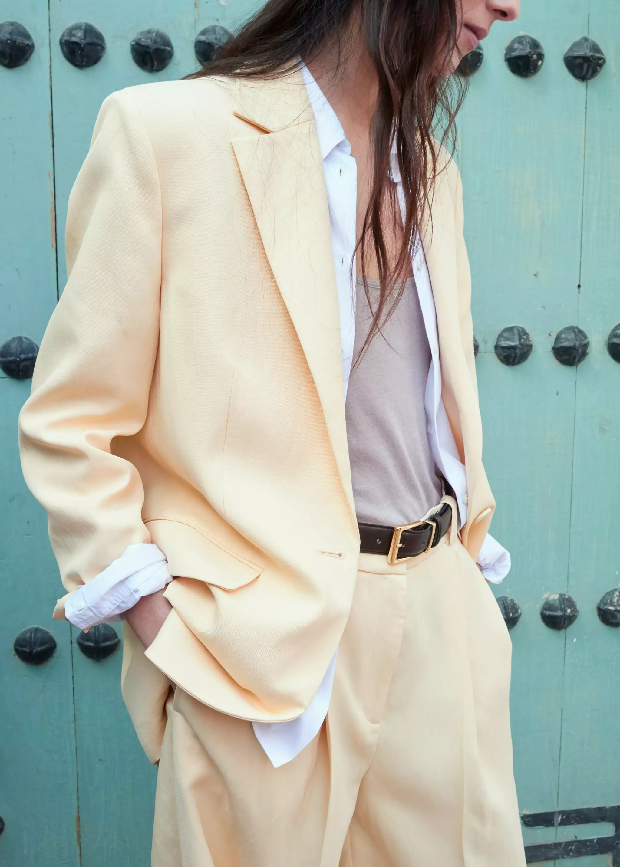 Linen Suit Blazer - Women | Mango Usa