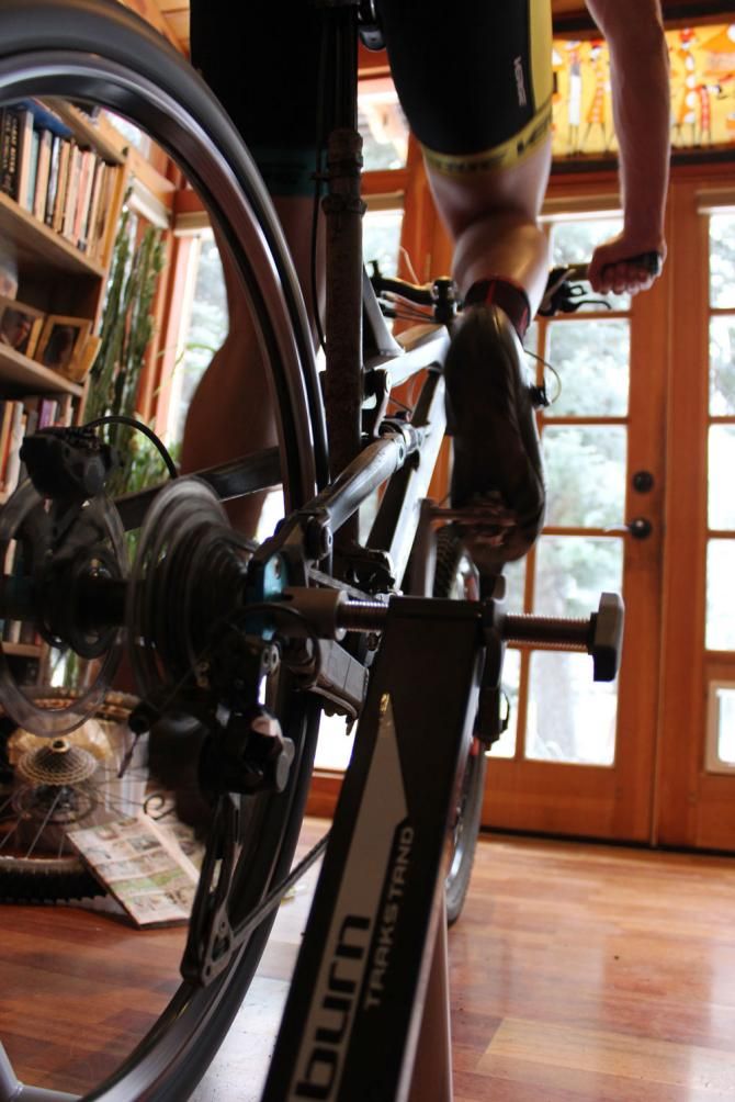 Six inches of travel on the trainer doesn't help much