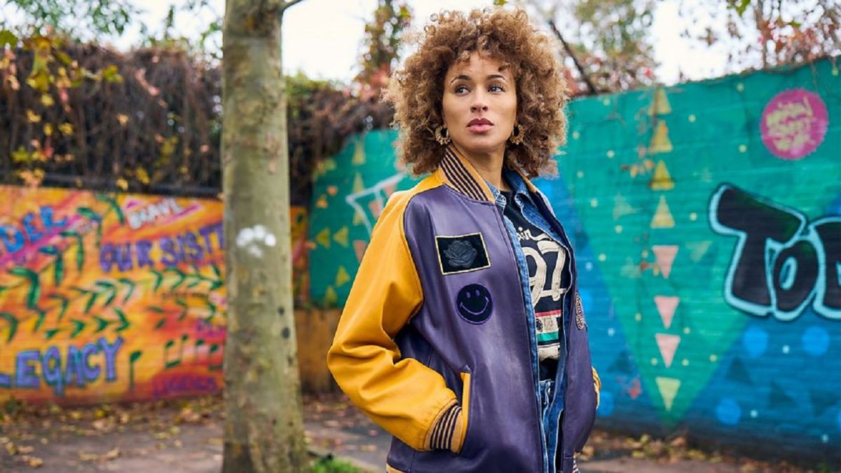 Michelle de Swarte as former catwalk model Mia in new BBC comedy Spent