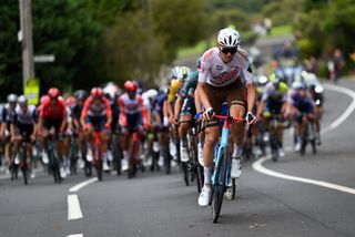 Ben O'Connor (AG2R Citroën) on the attack at the Cadel Evans Great Ocean Road Race 2023