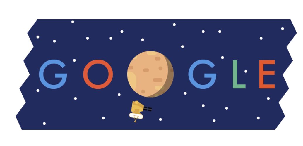 On July 14, 2015, Google honored NASA&#039;s New Horizons Pluto flyby with its own Google Doodle.