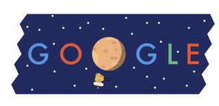 On July 14, 2015, Google honored NASA's New Horizons Pluto flyby with its own Google Doodle.