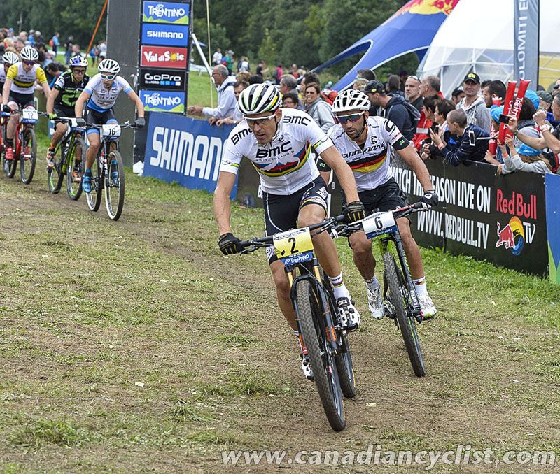 Julien Absalon (BMC Mountainbike Racing Team) had a slow start