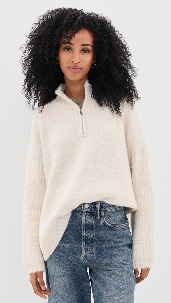 Ellis Knit Sweater - Cream