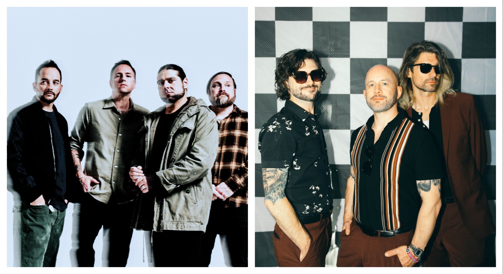 The bands Coheed and Cambria and Taking Back Sunday