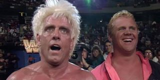 Ric Flair and Mr. Perfect at Royal Rumble 1992