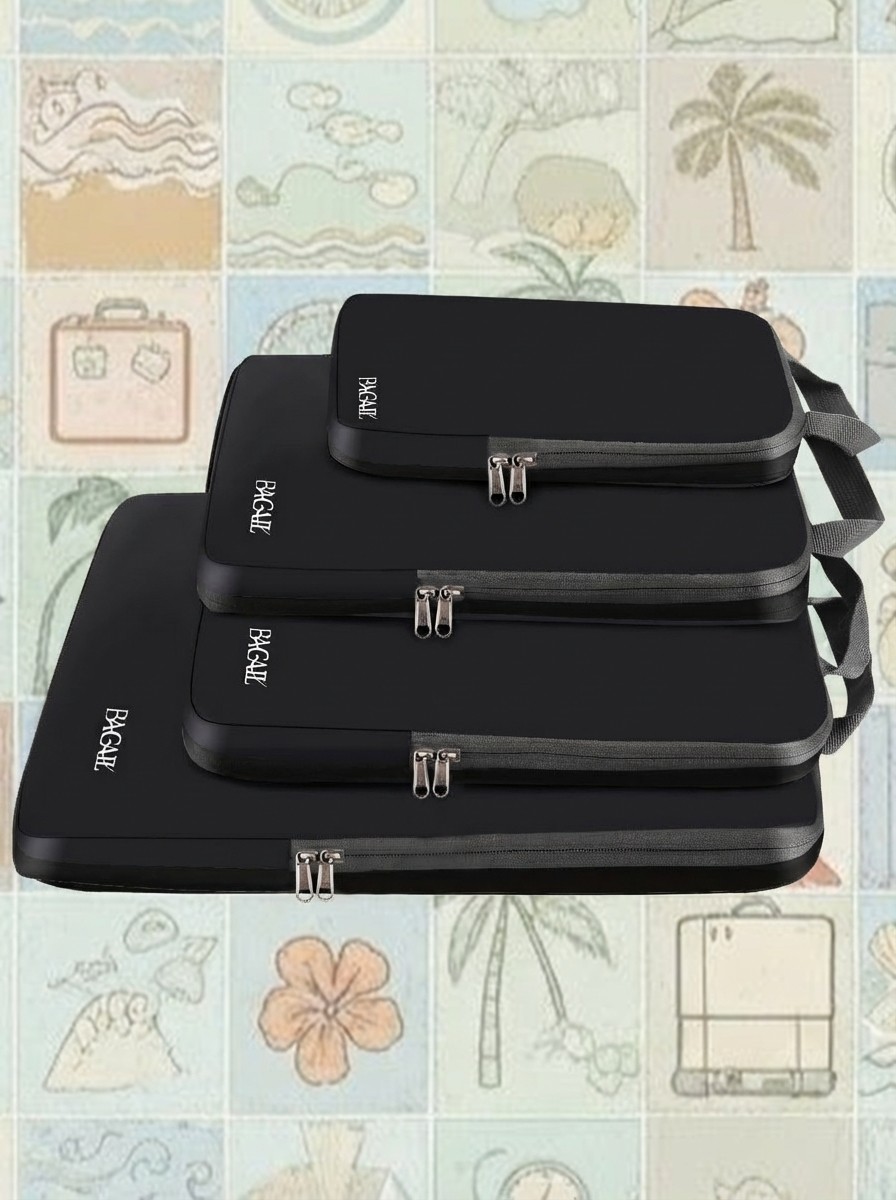 Bagail 4 Set/6 Set/8 Set Compression Packing Cubes