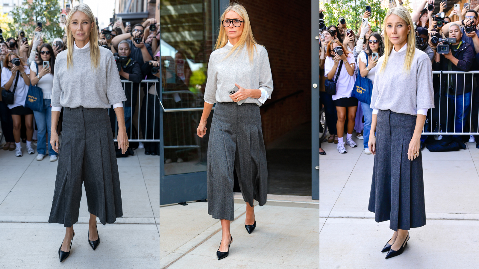 Gwyneth Paltrow Michael Kors culotte outfit