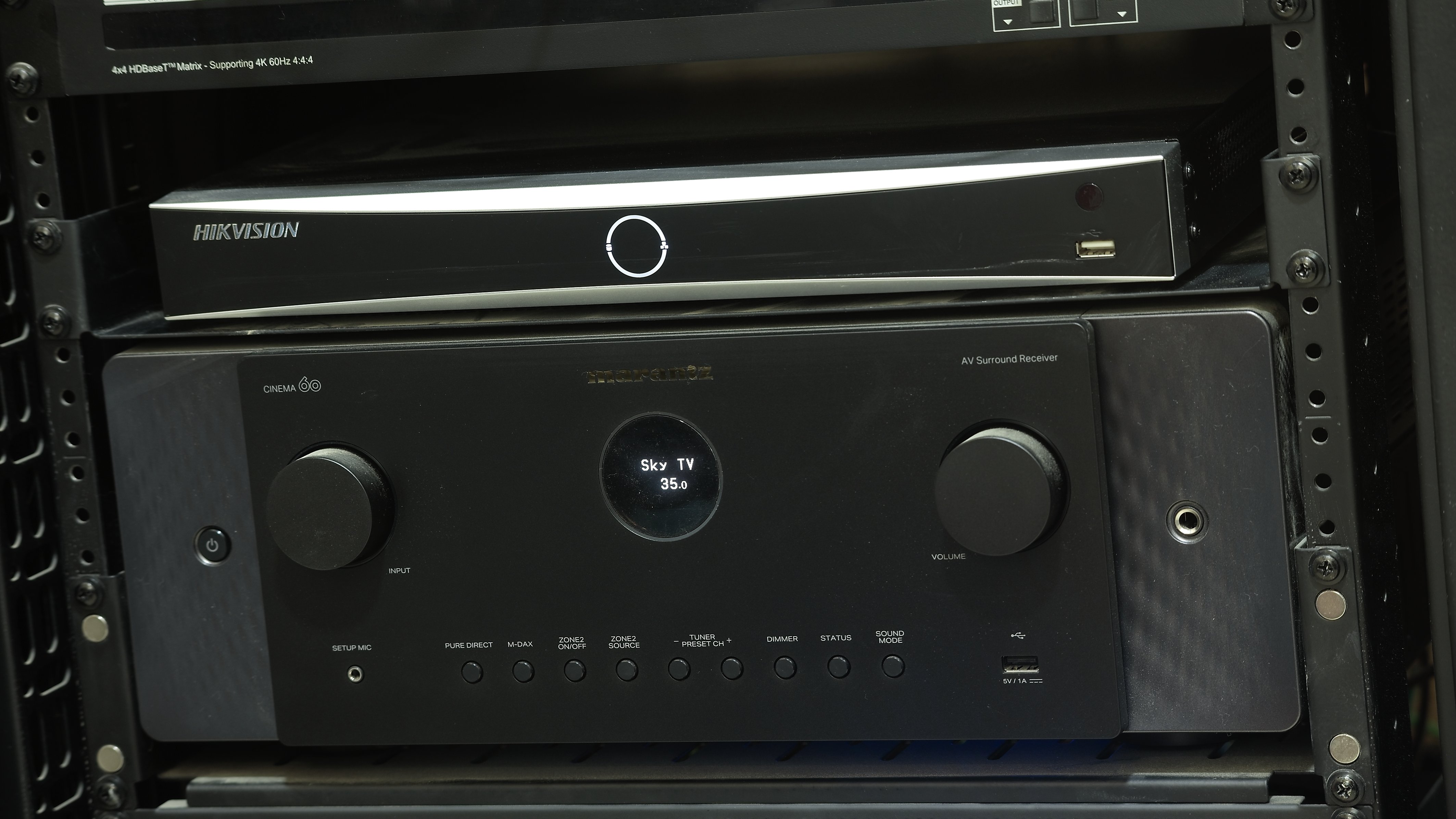 Marantz Cinema 60 from Hove home theater installation by Dr Smart Homes and AWE Europe 