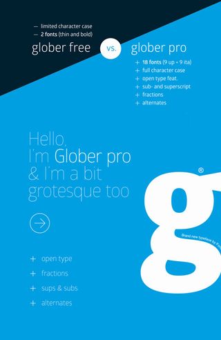 Glober font