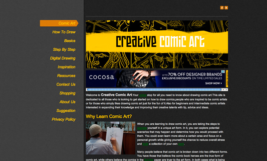 The Creative Comic Art site has everything you need to know to get started with the medium