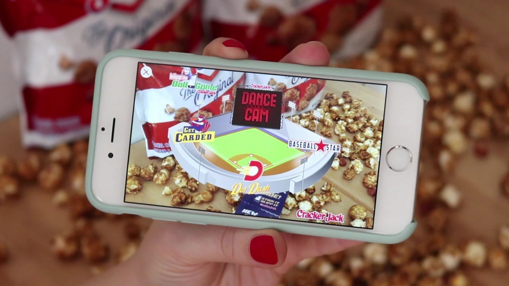 Cracker Jack augmented reality app