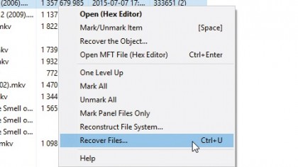 How to recover lost or deleted files