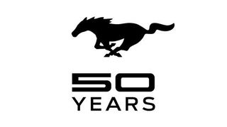 Mustang 50th anniversary logo