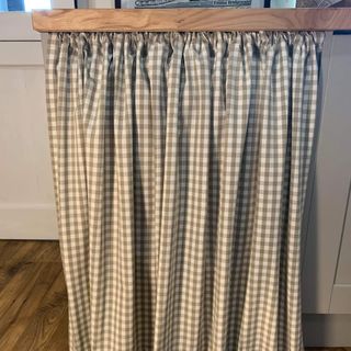 The Scullery Co Gingham Hideaway Curtain