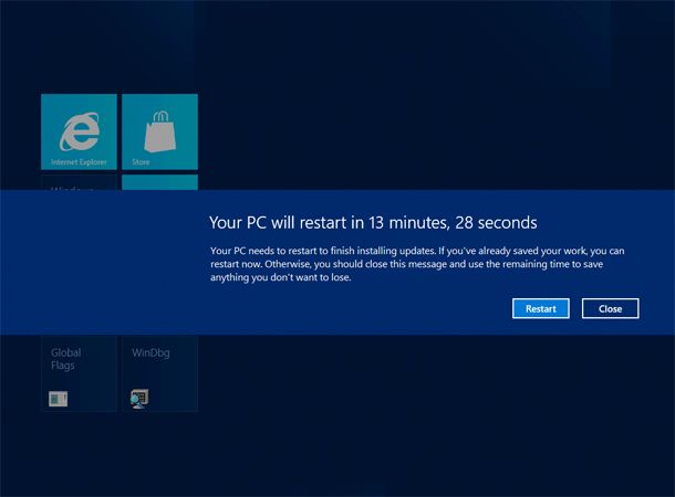 Windows 8 to simplify auto restart updates | TechRadar