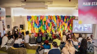 Sistaland; people at a festival