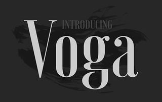 Free font: Voga