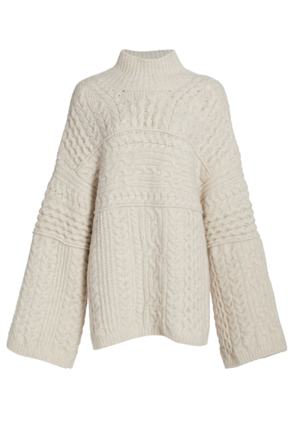 Nanushka Oversized Cable Knit Sweater