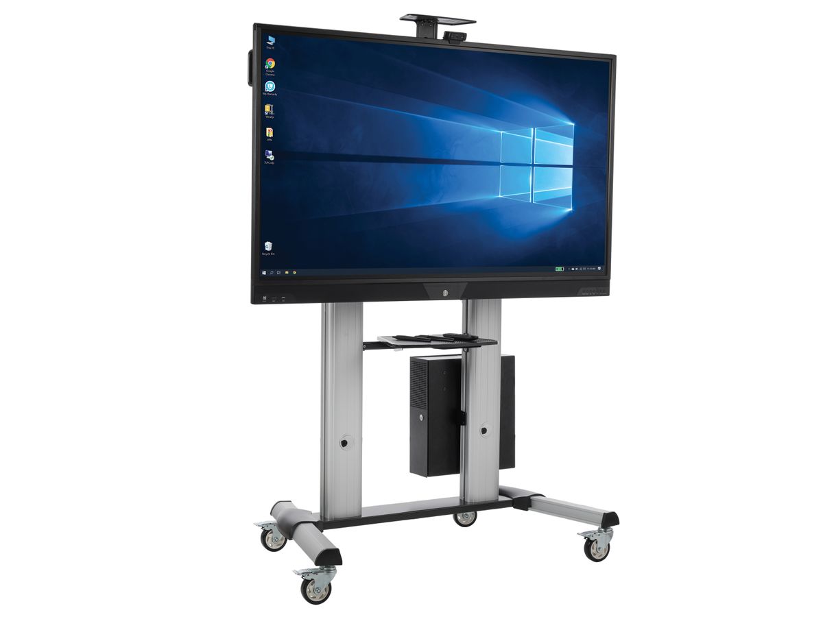 Tripp Lite Mobile Interactive Display with Heavy-Duty and Lithium-Ion Battery System, 4K, 65 in. (DMCSTP65CBP)