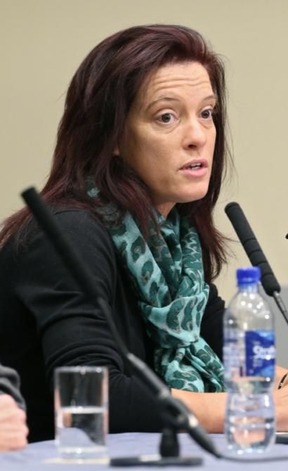 Emma O'Reilly was part of the Change Cycling Now panel assembled for a press conference in London.