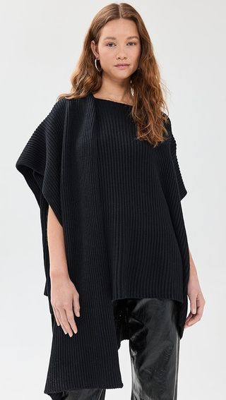 Pixie Market Knit Cape Top