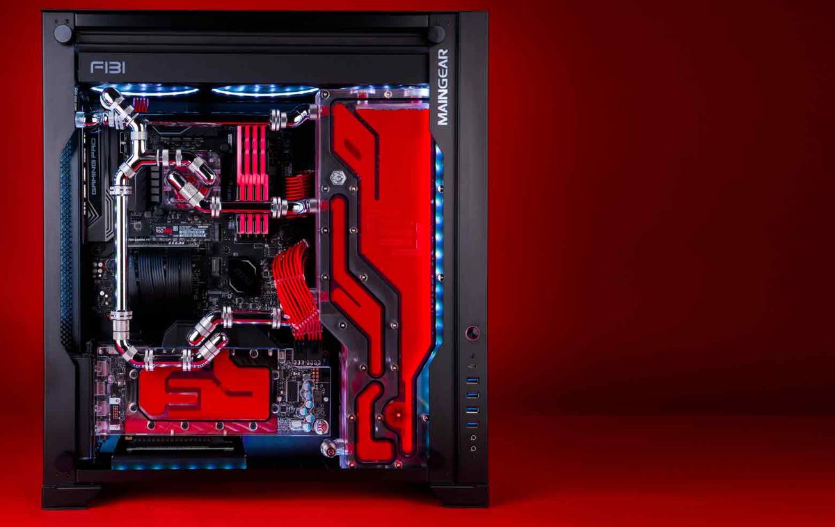 Maingear slims down its F131 gaming PC and outfits it with custom ...